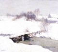 Le paysage du manteau blanc Willard Leroy Metcalf